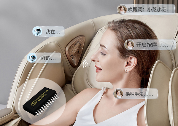 智能按摩儀器AI語音交互方案 WTK6900H-24SS